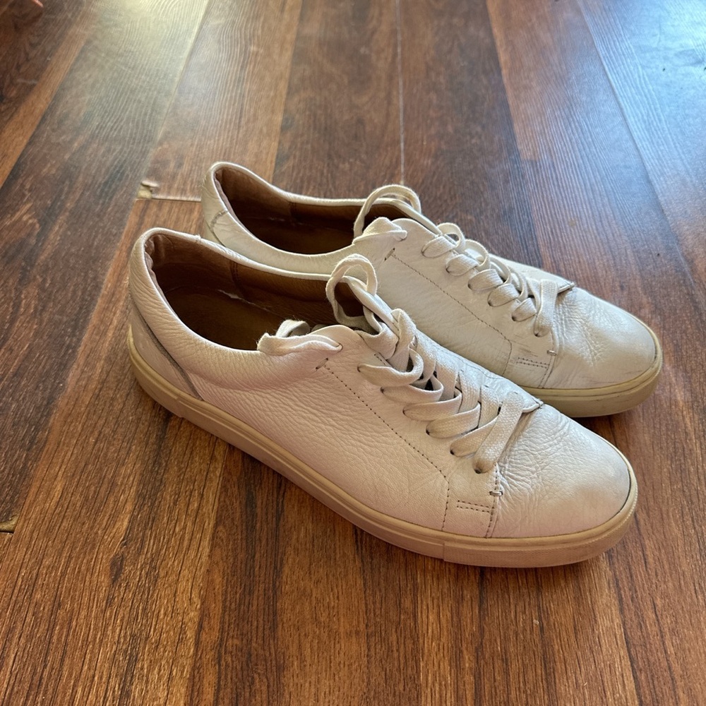 Frye Men’s Astor Low Lace Sneakers Size 9.5 3471183-WHT